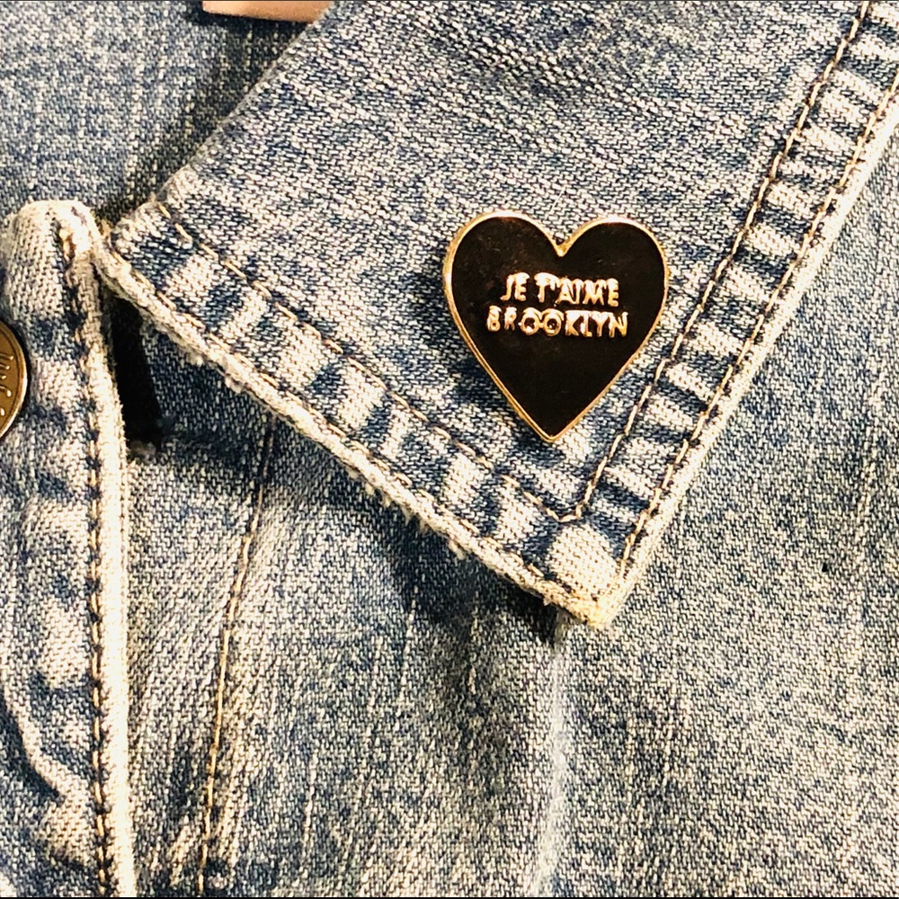 Je T’aime Brooklyn Enamel Pin